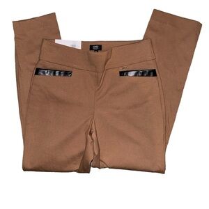 Camel colored compression pull on pants